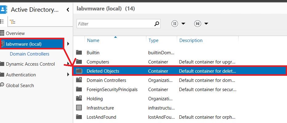 Windows Server : Activer et utiliser la corbeille Active Directory