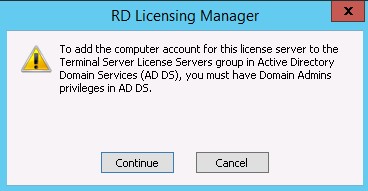 Configurer un serveur de CAL RDS sur Windows Serveur 2012 R2