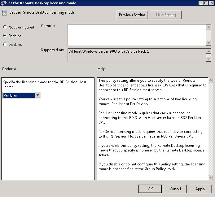 Configurer un serveur de CAL RDS sur Windows Serveur 2012 R2