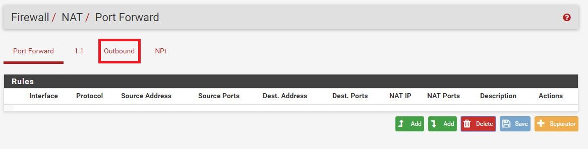 Pfsense : Mise en place d'un routeur frontal sur un ESXi dédié