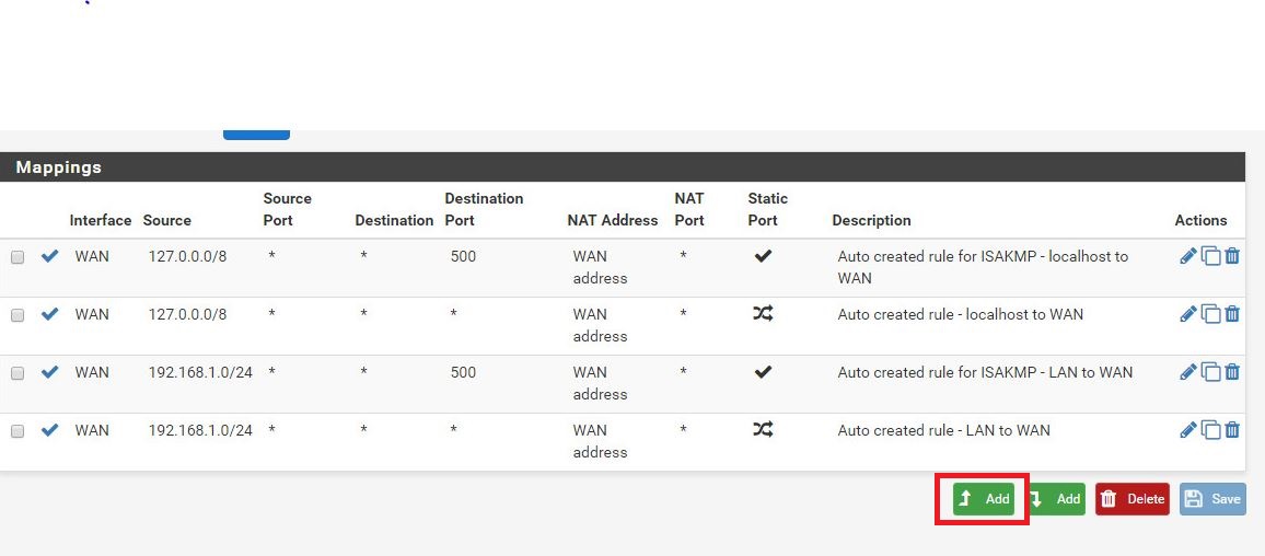 Pfsense : Mise en place d'un routeur frontal sur un ESXi dédié