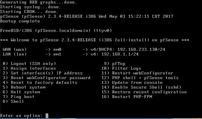 Pfsense : Installation d'un Routeur Pare-feu OpenSource