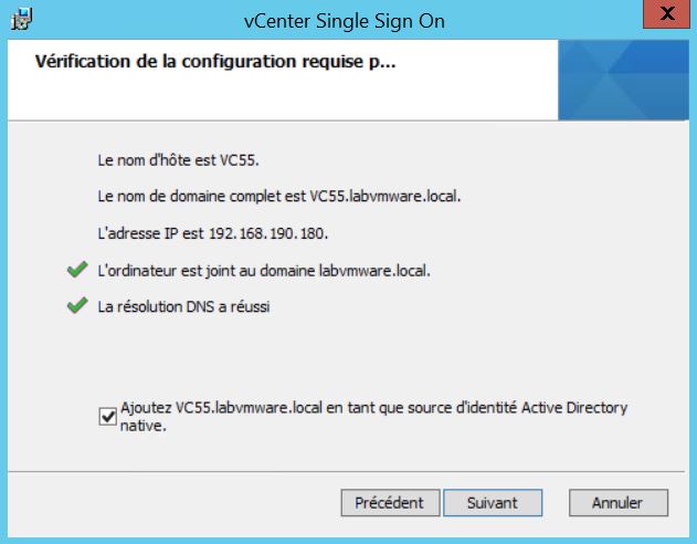 VMware : Installer vCenter Server 5.5 sous Windows Server