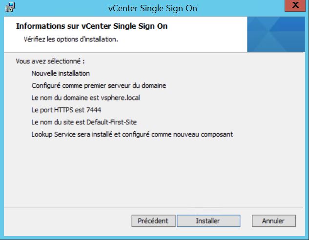 VMware : Installer vCenter Server 5.5 sous Windows Server