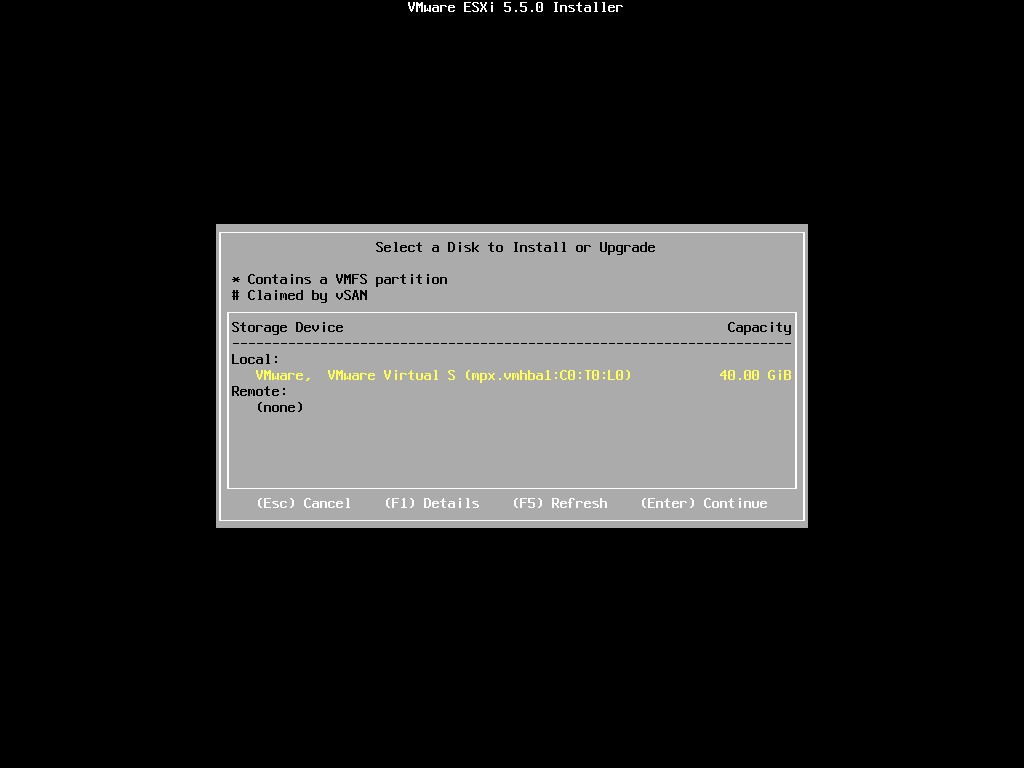 VMware : Installer un hyperviseur ESXi 5.5