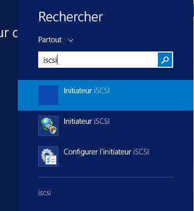Windows Server 2012 : Monter un lecteur via une cible iSCSI