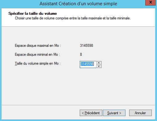 Windows Server 2012 : Monter un lecteur via une cible iSCSI