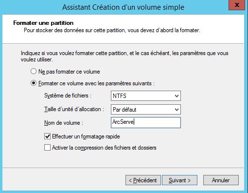 Windows Server 2012 : Monter un lecteur via une cible iSCSI