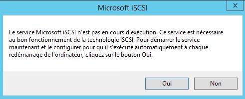 Windows Server 2012 : Monter un lecteur via une cible iSCSI