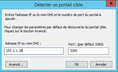 Windows Server 2012 : Monter un lecteur via une cible iSCSI