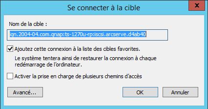 Windows Server 2012 : Monter un lecteur via une cible iSCSI