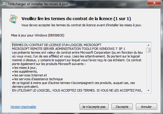 Installer les outils d’administration (RSAT) sous Windows 7