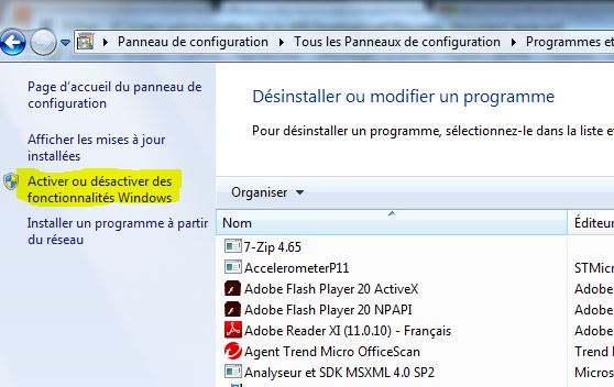 Installer les outils d’administration (RSAT) sous Windows 7