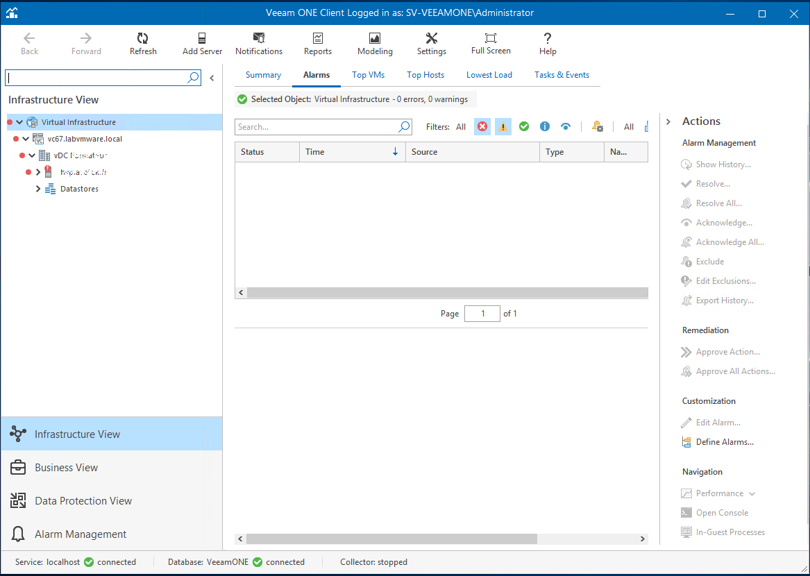 Veeam One : Suppression automatique des Snapshots sur VMware