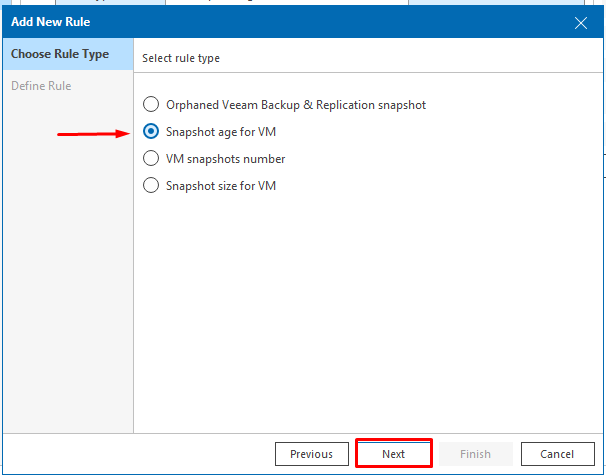 Veeam One : Suppression automatique des Snapshots sur VMware