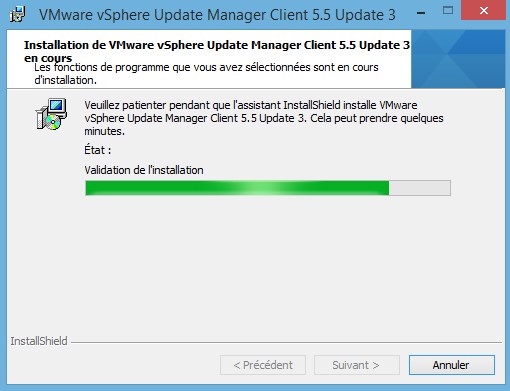 VMware : Installer Update Manager 5.5 sous Windows