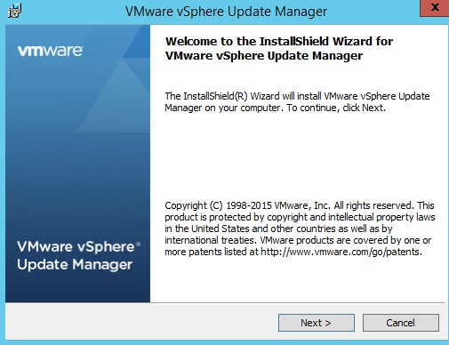 VMware : Installer Update Manager 5.5 sous Windows