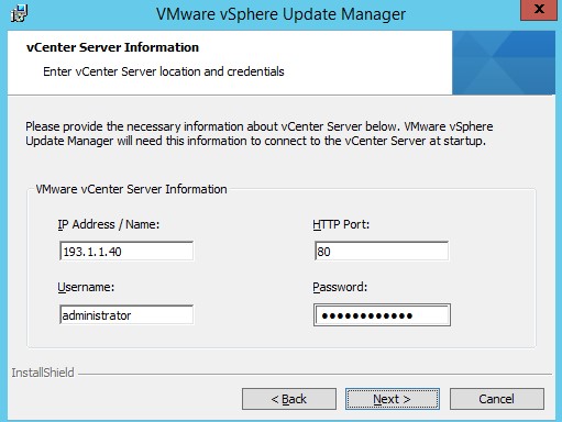 VMware : Installer Update Manager 5.5 sous Windows