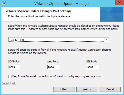 VMware : Installer Update Manager 5.5 sous Windows