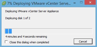 Tutorial VMware : Installer vCenter Server Appliance 5.5