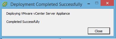 Tutorial VMware : Installer vCenter Server Appliance 5.5