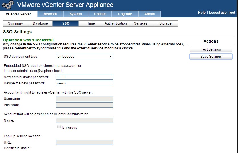 Tutorial VMware : Installer vCenter Server Appliance 5.5