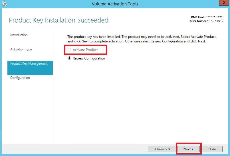 Windows Server 2012 : installation et configuration du rôle VAMT pour les licences KMS