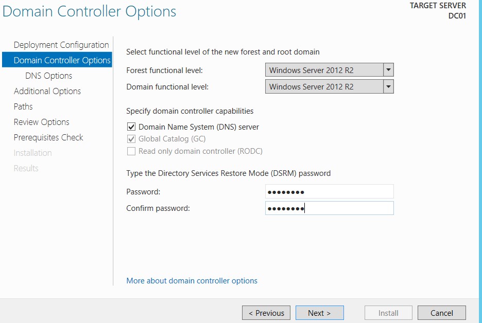 Installer un contrôleur de domaine Active Directory sous Windows Serveur 2012