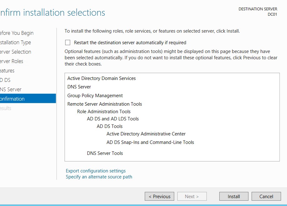 Installer un contrôleur de domaine Active Directory sous Windows Serveur 2012