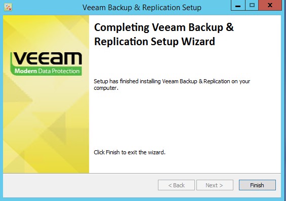 Installation Veeam Backup & Recovery 8.0