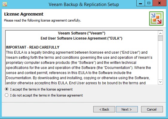 Installation Veeam Backup & Recovery 8.0