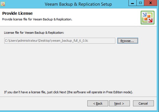 Installation Veeam Backup & Recovery 8.0