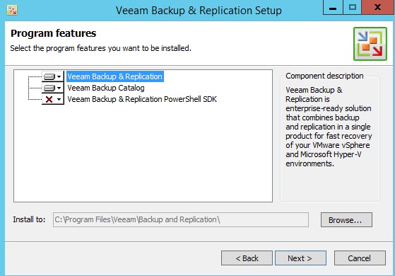 Installation Veeam Backup & Recovery 8.0