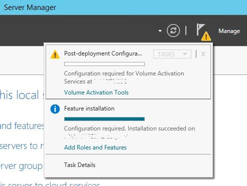 Windows Server 2012 : installation et configuration du rôle VAMT pour les licences KMS