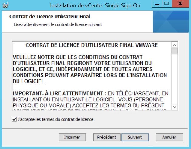 VMware : Installer vCenter Server 5.5 sous Windows Server