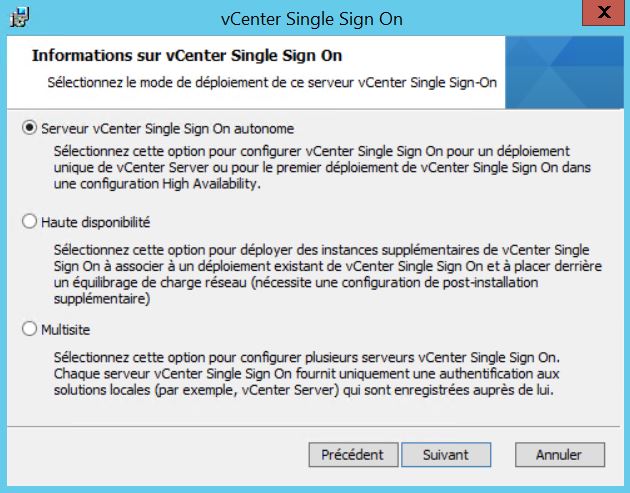 VMware : Installer vCenter Server 5.5 sous Windows Server