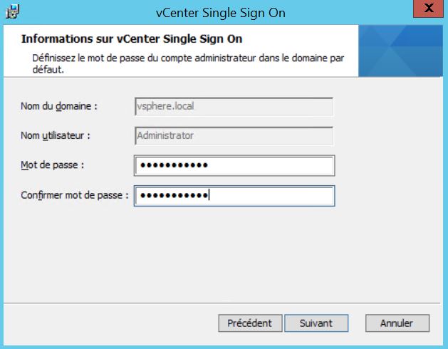 VMware : Installer vCenter Server 5.5 sous Windows Server