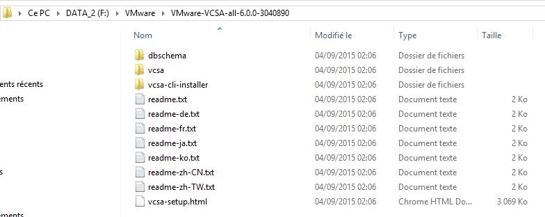VMware : Installer vCenter Server Appliance vCSA 6