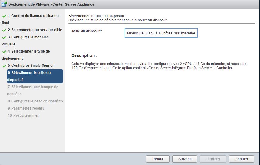 VMware : Installer vCenter Server Appliance vCSA 6