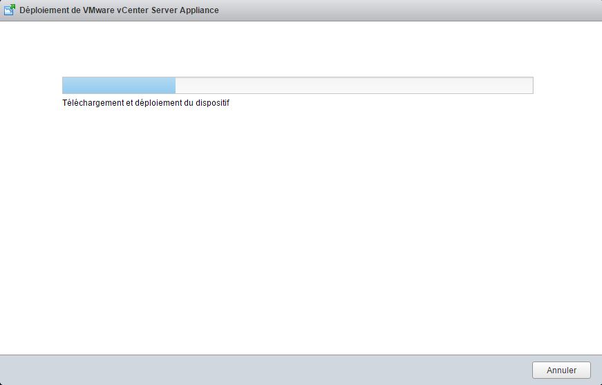 VMware : Installer vCenter Server Appliance vCSA 6