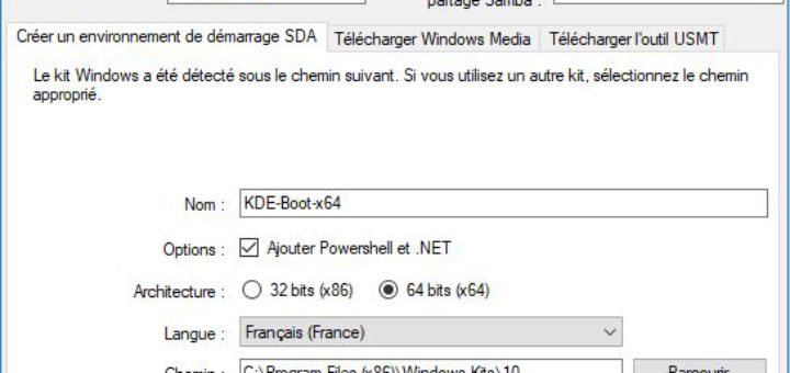 Kace SDA : Création d'un média bootable pour provisioning automatisé