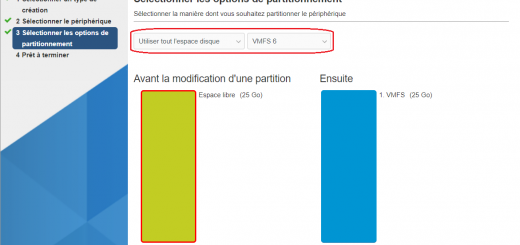 ESXi 6.7 : Création d'un datastore en iSCSI