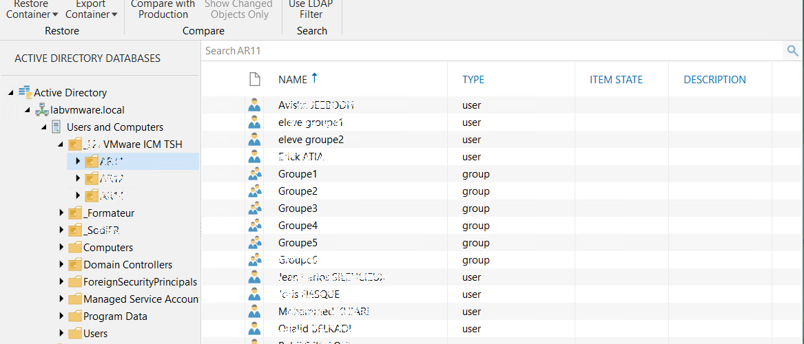 Veeam: Sauvegarder et restaurer des objets Active Directory