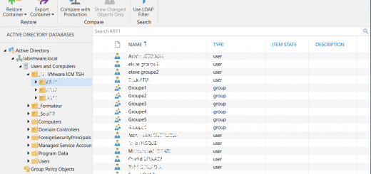 Veeam: Sauvegarder et restaurer des objets Active Directory