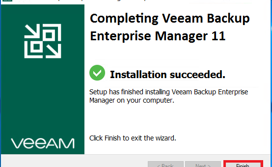 Veeam Enterprise Manager: Installation et configuration initiale