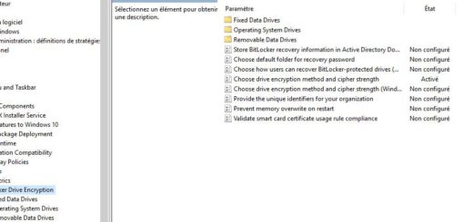 Chiffrer un poste de travail avec BitLocker