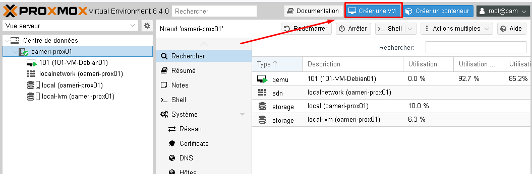 Comment installer Proxmox VE 8 et créer des VMs ?