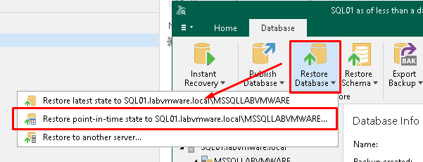 Sauvegarder ses bases de données SQL avec Veeam
