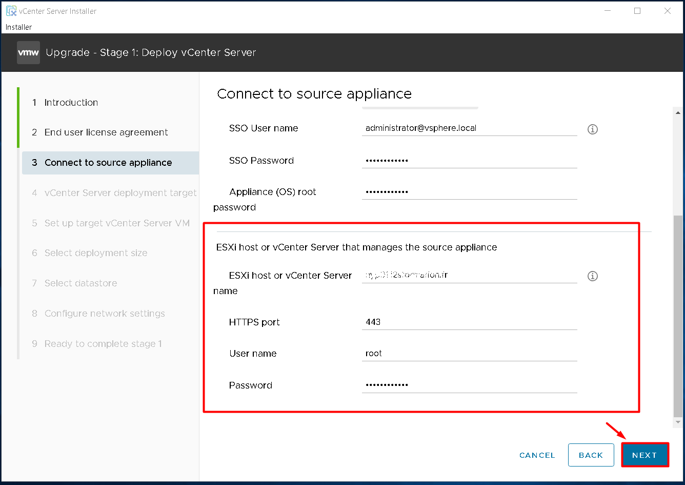 VMware: upgrader vCenter (VCSA) 7.x vers 8 étape par étape