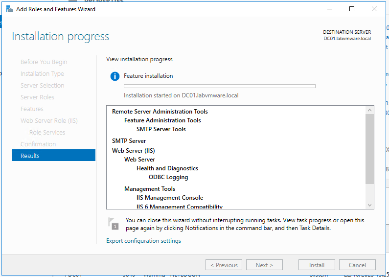 Configurer un relais SMTP sous Windows Server